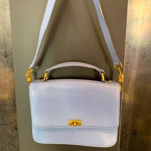 J.Crew blue leather purse